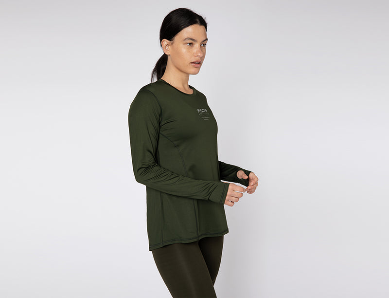 Run Performance Long Sleeve Olive